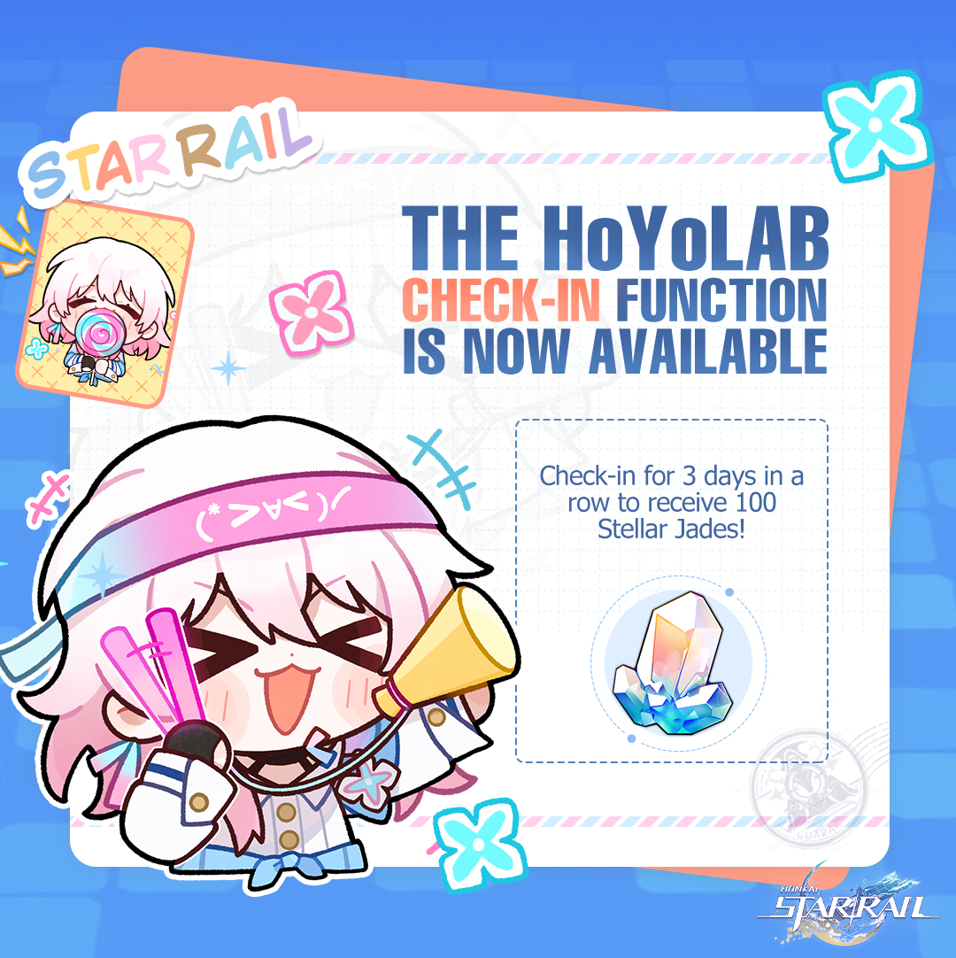 Honkai: Star Rail's HoYoLAB check-in function is now available