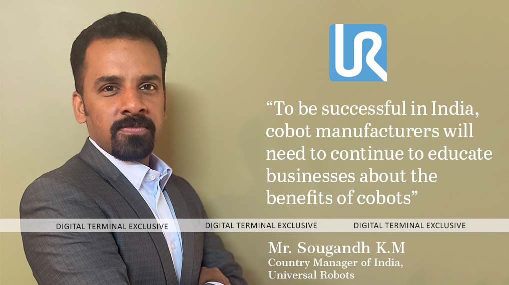 “There Is Significant Potential For Cobots To Be Successful In The Indian Market”

Cobots have significantly improved the productivity and have been proved...

𝐓𝐨 𝐑𝐞𝐚𝐝 𝐂𝐨𝐦𝐩𝐥𝐞𝐭𝐞 𝐈𝐧𝐭𝐞𝐫𝐯𝐢𝐞𝐰👉 digitalterminal.in/interview/ther…

#UniversalRobots 
@Universal_Robot