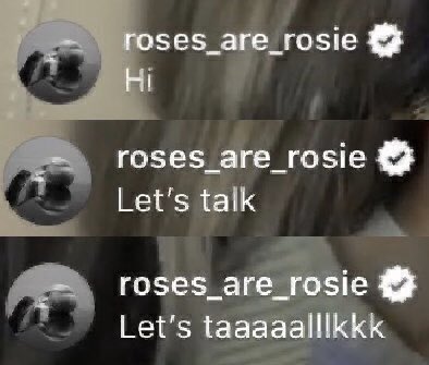 chaeIisa_'s tweet photo. rosé feeding us on ig like https://t.co/721NCCVbR0