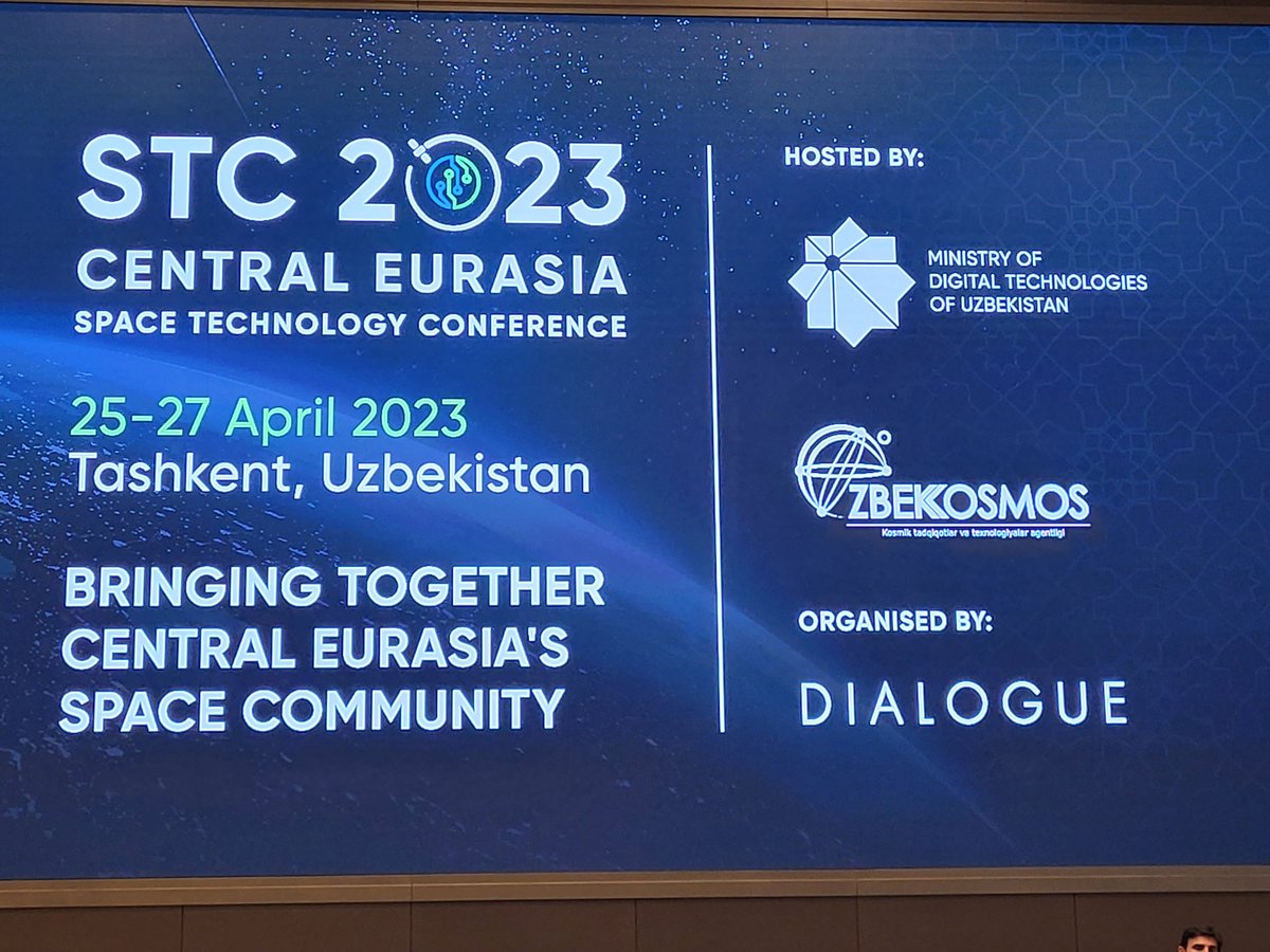 OytureA's tweet photo. IWMI-Central Asia is represented at Central Eurasia Space Technology Conference - bringing together Central Eurasia's Space Community, event conducted in Tashkent 25-27 Apr, 2023. #IWMI, #One CGIAR, #CWANA, #WE-ACT https://t.co/fop1Kv4mru