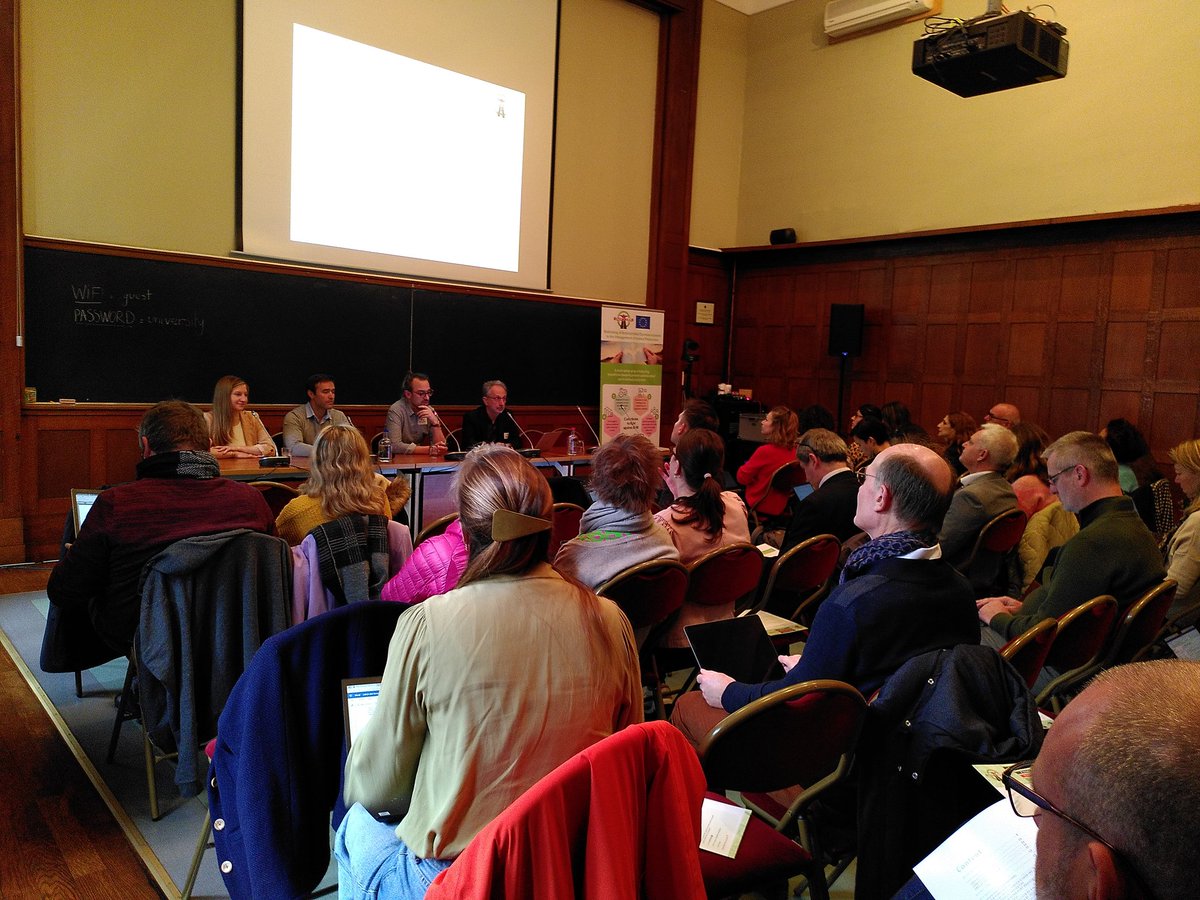 MetteVaarst's tweet photo. @ROADMAP_H2020 final event right now: a bird's view given about what influences antimicrobial use in animal farming across Europe https://t.co/B2M3BGwJYa