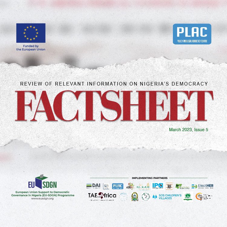 Have you read PLAC's latest factsheet that focuses on the Constitution Alteration  that outlines the number of days a President or Governor has to nominate Ministers and Commissioners for legislative approval? If not, you can find it here: bit.ly/41HsgdU.

This report,
