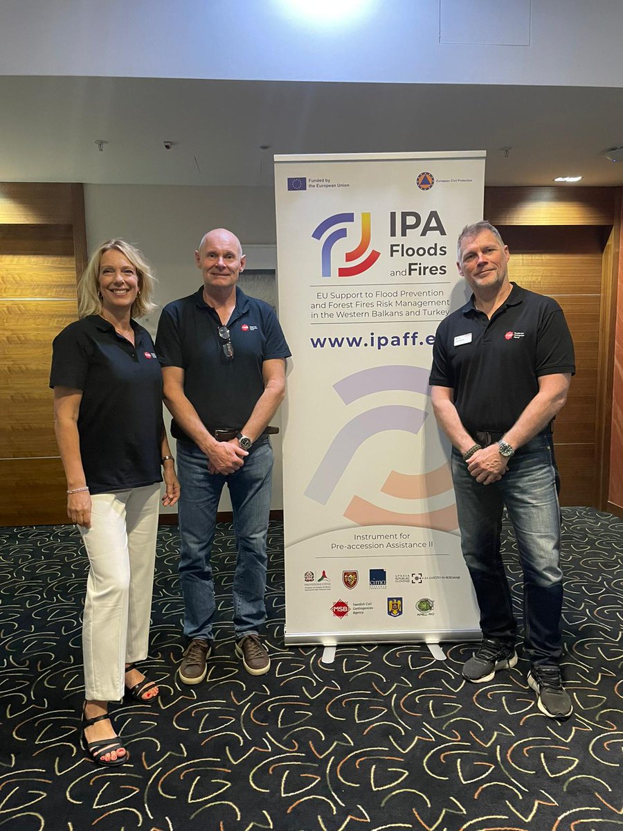 ipaff2020's tweet photo. @ipaff2020 experts from @MSBse held a national #hostnation #support workshop in #Podgorica to further increase the knowledge on the topic and strengthen the #network of relevant #authorities and #institutions at national and local level.
#EU #guidelines #hostnation #disaster https://t.co/aMSgpEEbFT