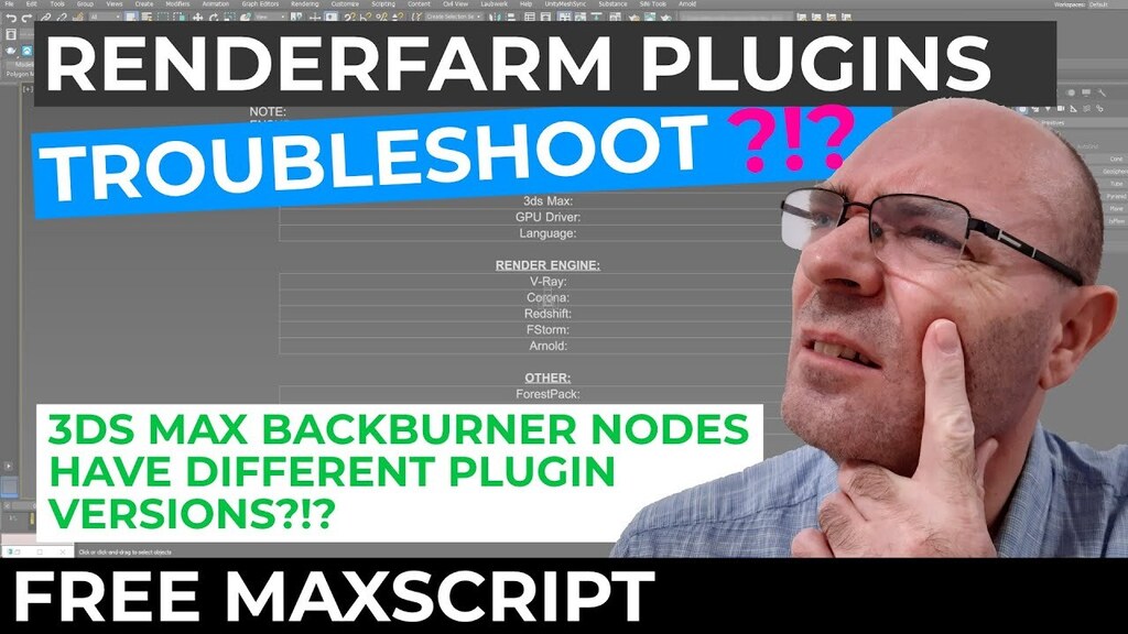 LifeisPix's tweet photo. News from #3d-fonts ! #3d #fonts Script to troubleshoot frame mismatches when using 3ds Max Backburner network rendering https://t.co/xQCsHMn95L https://t.co/jXBcSxxI1m