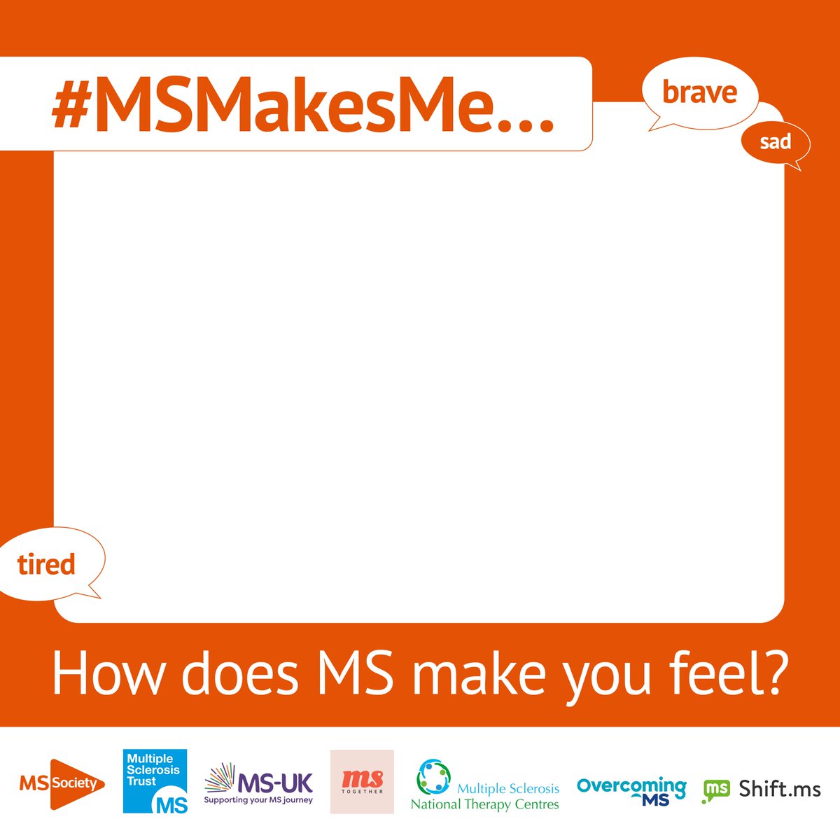 mssocietyuk's tweet image. MS is often misunderstood, and for many people talking about MS can be challenging.

But we can change that. Help raise awareness of the reality of life with MS.

Join in the conversation, search #MSMakesMe and tell us how MS makes you feel. 💬👇