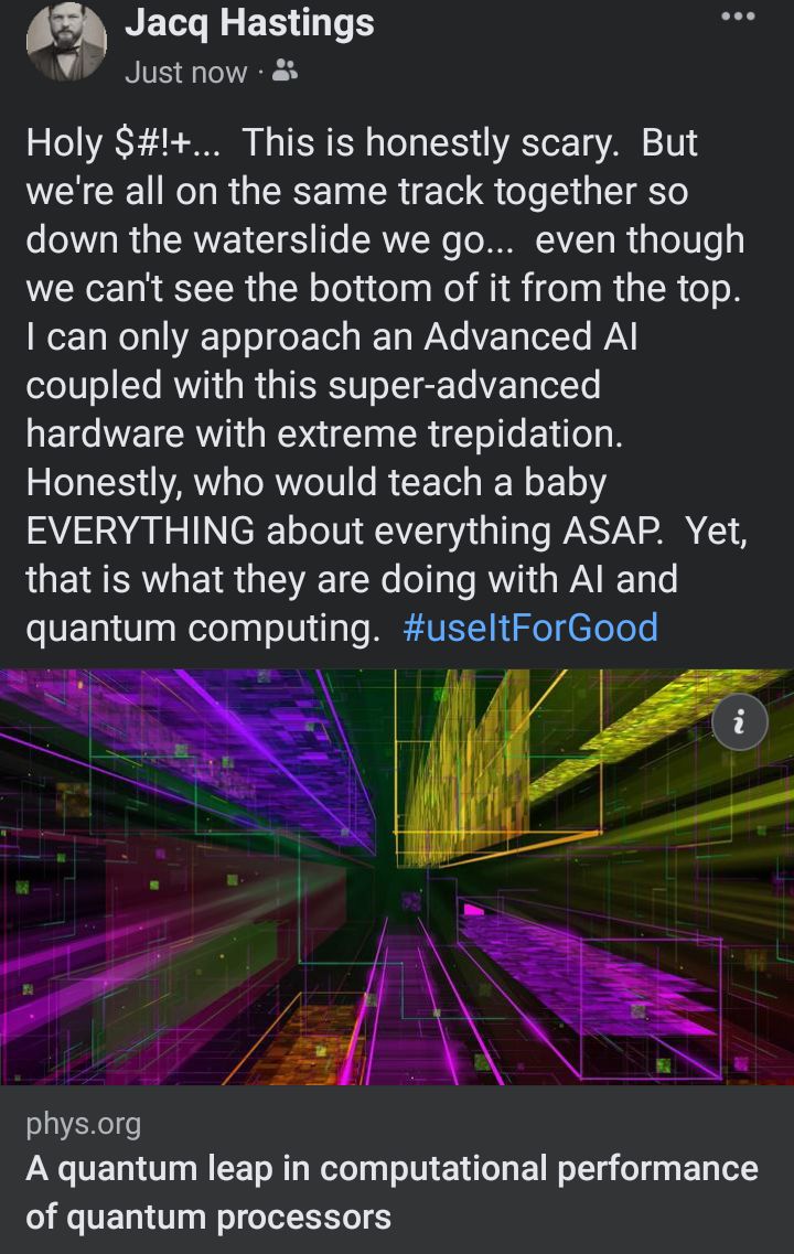 TRUTH #AI #QuantumComputing #QuantumRealm #QuantumLeap #quantum #ArtificialIntelligence #useItForGood