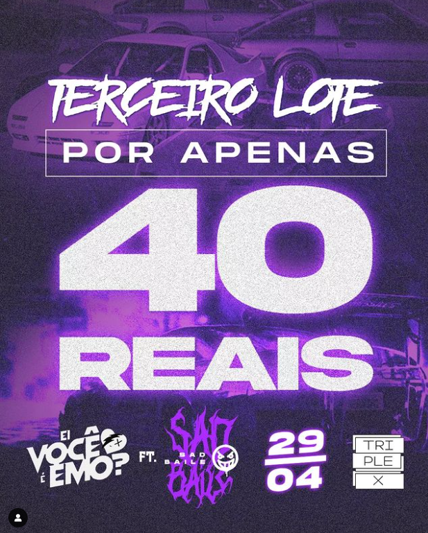 sadbaile's tweet photo. E VIRAMOS DE LOTE!!!!😎

Não foi falta de aviso!!! As vendas vão continuar abertas até o dia da festa! e no dia vai ter venda na portaria 💥

Corre garantir seu ingresso no link da bio! Ou reserve seu ingresso se cadastrando na lista de desconto no link da bio! https://t.co/UGEqoUMUD9