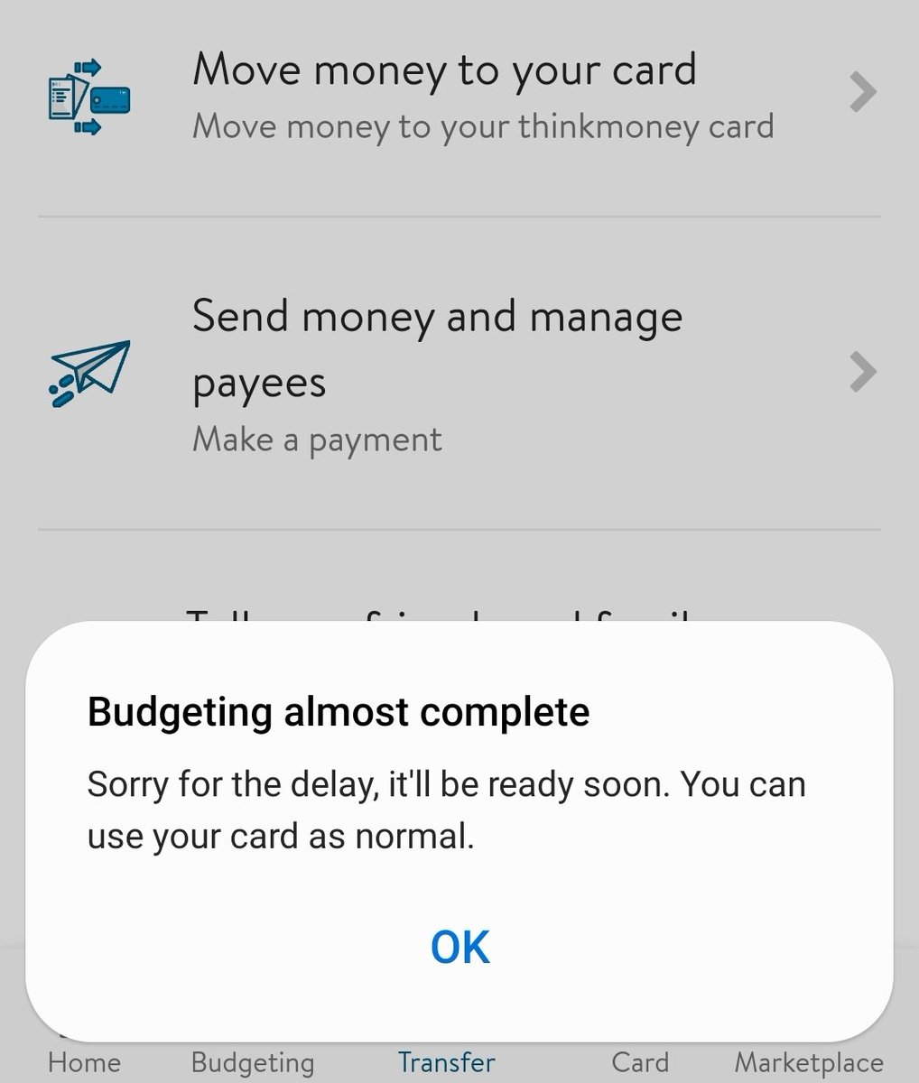 LouMay7779's tweet photo. @thinkmoney technical difficulties again... and card payment not working either. Well done 👍 https://t.co/t9jgkiPSPz