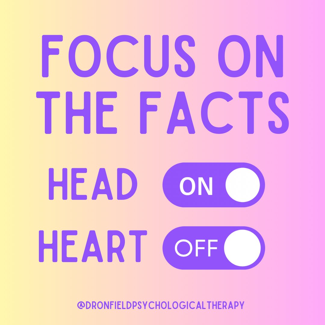 DronfieldPT's tweet image. Sometimes our ❤️ shouts louder than our head! Practising using our ‘logical brain’, as opposed to our ‘emotional brain’ can help us to better focus on the objective facts during tricky times. #FeelingsAreNotAlwaysFactual #UnhelpfulThinkingStyles #CopingStrategies #worries