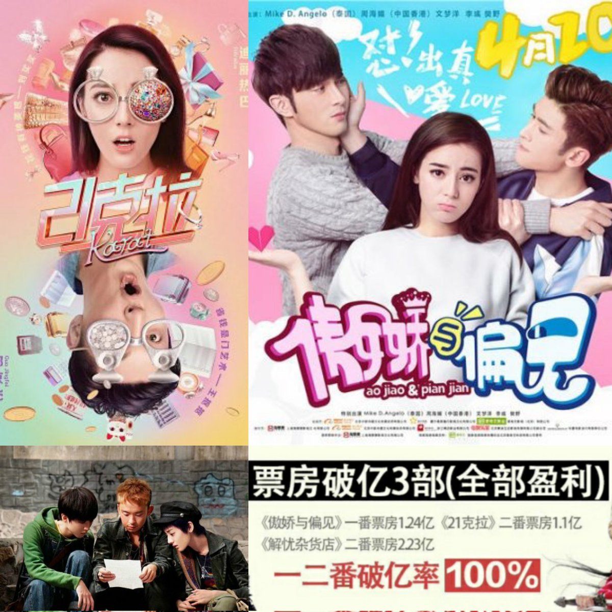 starprincess_88's tweet photo. ~#dilireba only had 3 (low-budget) movies released but all of them crossed the ¥100million mark in the box office w/100% profitability & a cumulative of almost ¥500m. if reba had 2-3 bigger movies, she would have easily crossed ¥1billion
#sagaoflight was supposed to air in 2019 https://t.co/y3xP9U2DPg