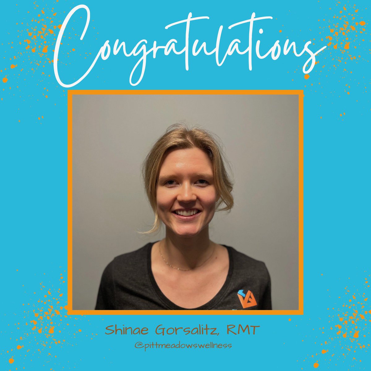 PM_Wellness_Ctr's tweet photo. It’s official! Welcoming RMT Shinae to the team 🧡  
#registeredmassagetherapist #pittmeadowswellness #RMT #massage #pittmeadows #wellness https://t.co/Ni7aEqrvNx