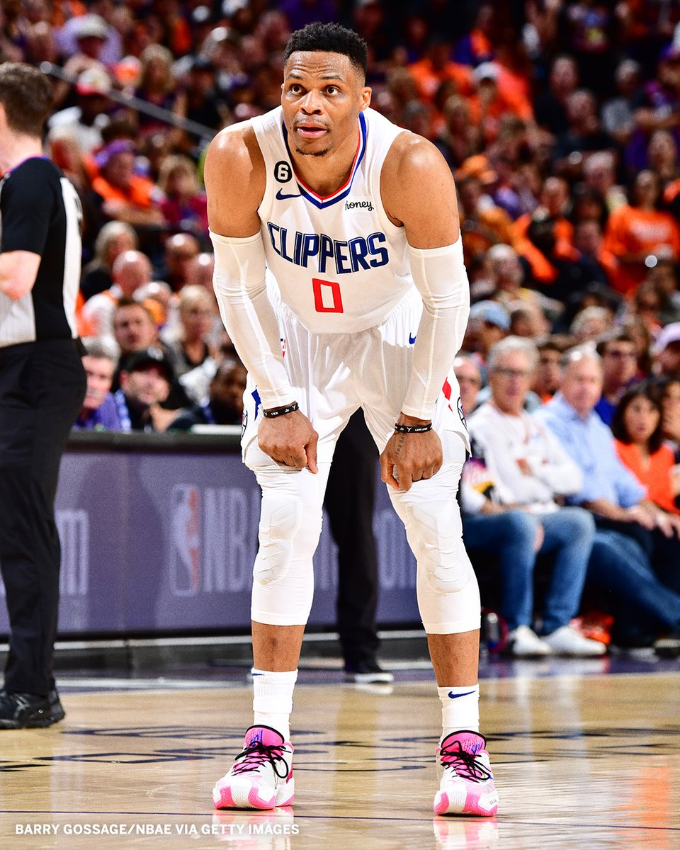 Russell Westbrook finished the series vs. the Suns averaging 23.6 PPG, 7.6 RPG and 7.4 APG.

He led the Clippers in points, assists, steals and blocks 👏