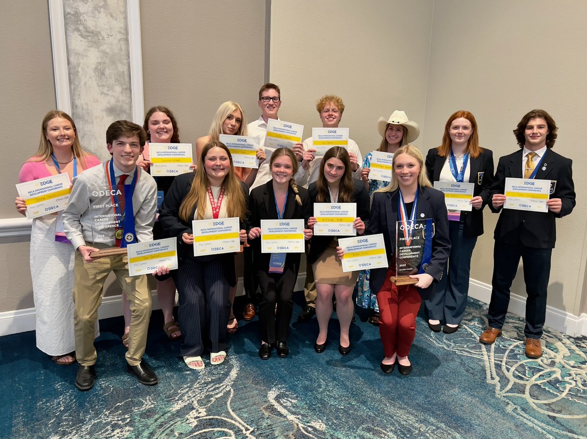 Congrats to all the Patriots that got Top 20% in their competition category. Definitely DECA Proud! <a href="/MSHSactivities/">Millard South Activities</a>
