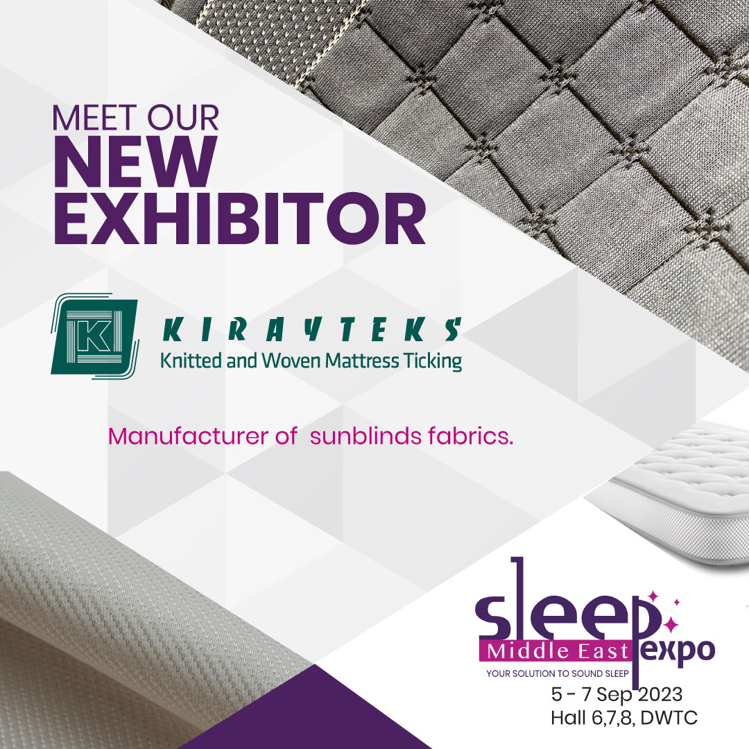 It's official! We welcome Kirayteks  as our exhibitor
Get ready for an incredible line-up of exhibitors and take your business to the next level.
Who's joining us? Exhibition &amp; Sponsorship Opportunities: bit.ly/3FYHfYy
📍DWTC, Hall 6,7,8
🗓September 5-7, 2023
#sleepexpo