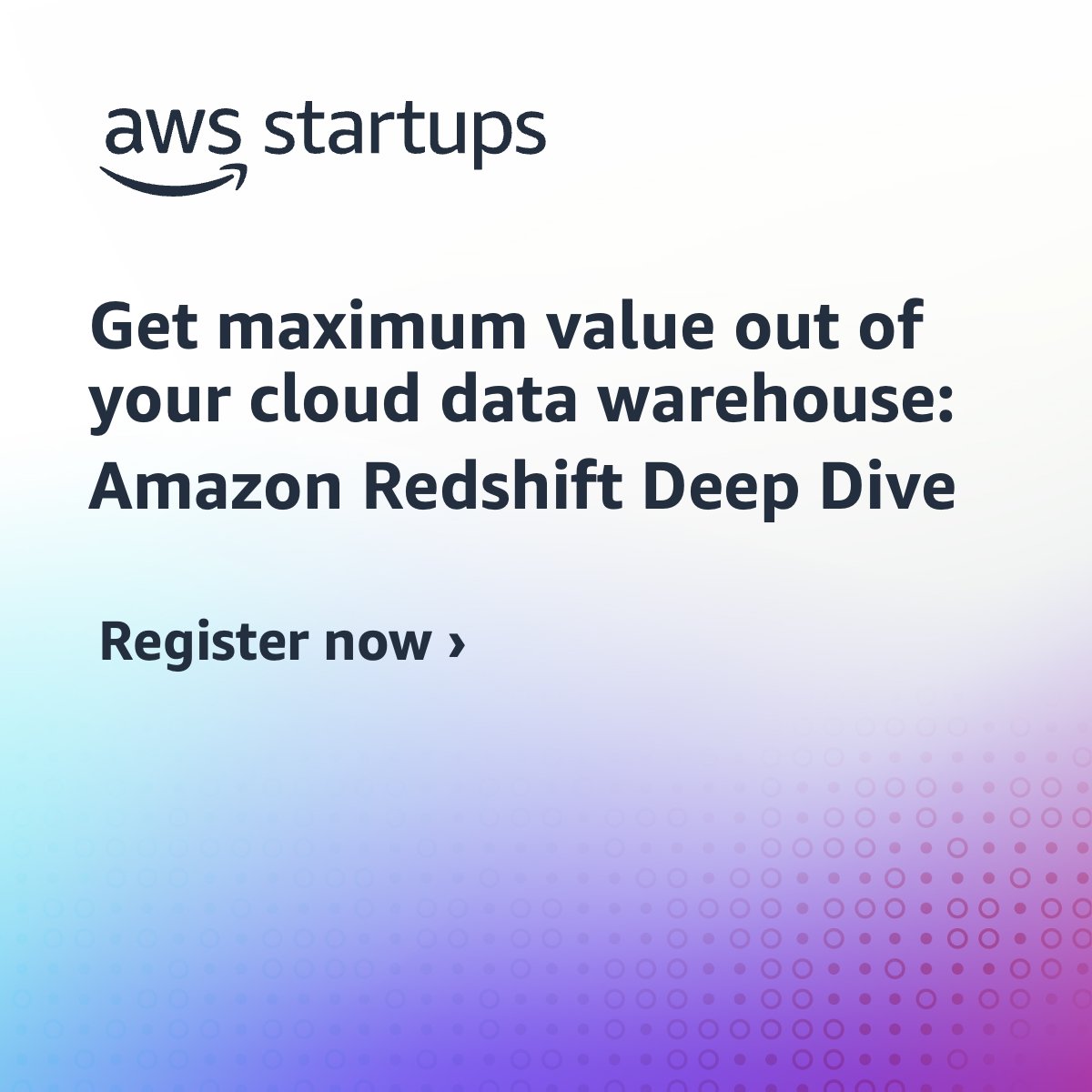 Get maximum value out of your cloud data warehouse: Amazon Redshift Deep Dive bit.ly/3LveUME