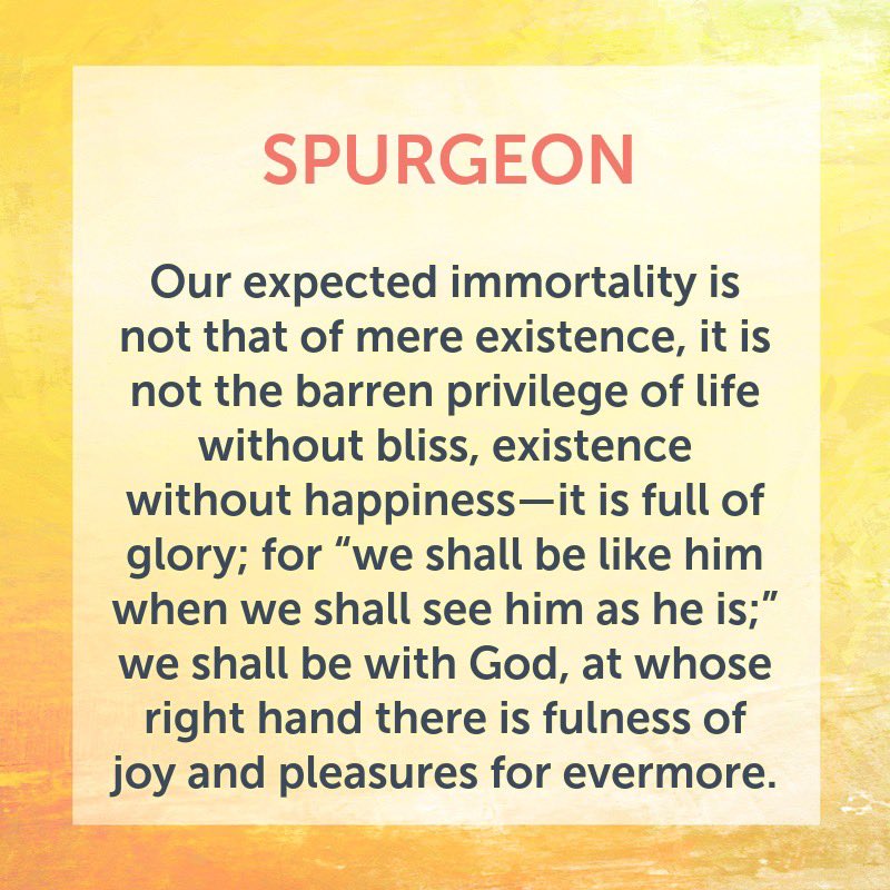 ReadingSpurgeon's tweet photo. Fulness of joy and pleasures for evermore.
#Spurgeon #s846 https://t.co/7H76hEr34q