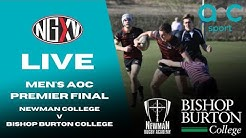 Today
<a href="/AoC_info/">Association of Colleges (AoC)</a> Premier Final
<a href="/EngRugColleges/">England Rugby Colleges</a>

14:00
<a href="/newmantfrugby/">newmantrailfinders</a> v. <a href="/OneBishopBurton/">Bishop Burton Sport</a> 

Live on @NextGenXV YouTube
youtube.com/watch?v=806zFH…