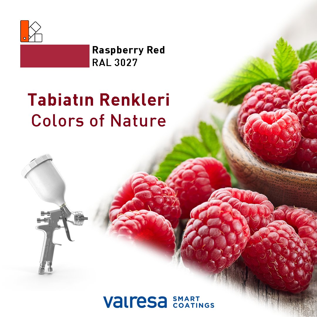 ibavalresa's tweet photo. Valresa RAL 3027💥
#Valresa #boyavevernik #ral #tabiatınrenkleri
Valresa RAL 3027💥
#paintandvarnish #ralcolors #colorsofnature https://t.co/agTGtUPOUp