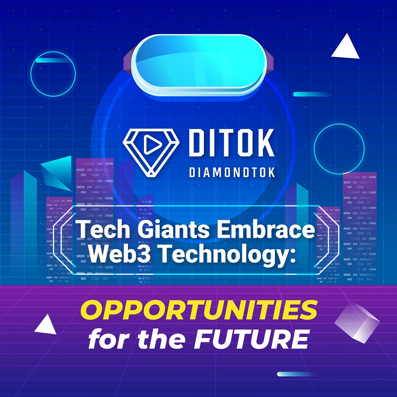DiamondDitok's tweet photo. With the advent of the #Web3 era, many tech giants have started researching and developing Web3 technology to gain market share. Ethereum is one of the most important infrastructures for Web3....【Read Full】 https://t.co/xsxAIjaLd8

#Ditok #Shortvideoapps #morocco #Pakistan #kol https://t.co/52TER9r3Xy