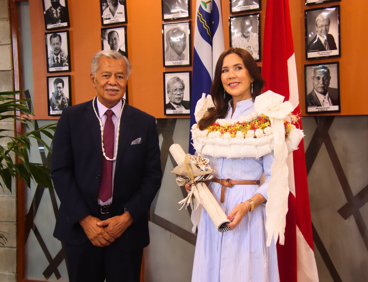 ForumSEC's tweet photo. Forum staff &amp; Forum member reps, warmly welcomed Her Royal Highness Crown Princess Mary of  Denmark and Danish Minister for Development Cooperation and Global Climate Policy, Honorable Dan Jørgensen, to a High-Level Dialogue this afternoon. https://t.co/7fN7VhcRFD