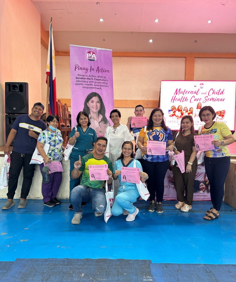 piacayetano's tweet photo. Thank you, Mayor Lucy Torres-Gomez, Rep Richard "GOMA" Gomez, & Mayor Jassie TaΓ±ala for hosting us and being our partners in educating Filipinas on their health & wellbeing π
#PinayInAction #PIAJaro #PIAOrmoc #PIALeyte π https://t.co/wgOMVJCt9I