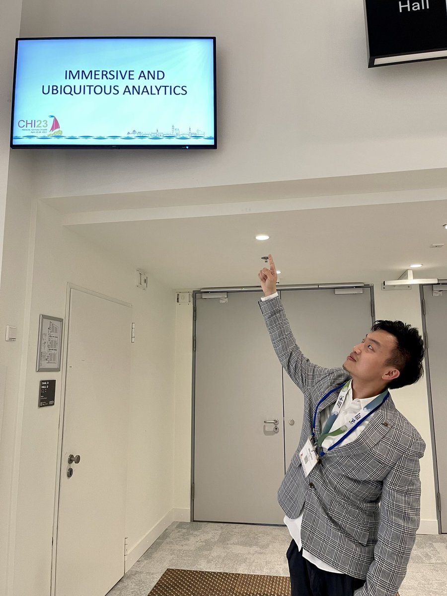 WeizhouLuo's tweet photo. Thank you all for the inspiring discussions on #CHI2023 PEARL paper presentation yesterday! And it was also very excited to talk to Jiazhou Liu, @benjaminchlee, @KadekASatriadi, @s_hubenschmid, and @_wiolant first time tho we already know each other so well via papers🤩 https://t.co/zzutwJvgiv
