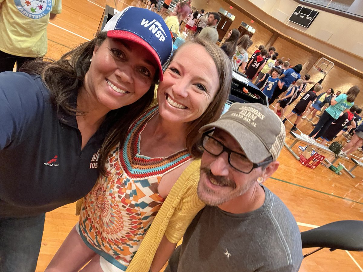 KFinProductions's tweet photo. #InclusionIsKey I pray every child could see so much love, hear this much applause and see in real time what a gift they truly are. Kudos to Mia Carter and her team of parents, coaches and volunteers for such a fun and memorable evening on the bball court! 
Being able to co-announce all 4 quarters with my @1055wnsp 
teammate @NickWigggins 
truly made my day 100x better! 
The hugs, the laughs, the dunks, the Dance Without Limits dance moves…were all top tier and working with my all time favorite @92ZEW #TonyP & #KatieP, I’m blessed beyond words. #IYKYK