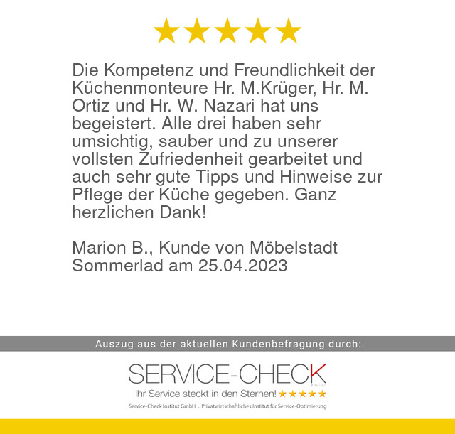 serviceinstitut's tweet image. Aus aktueller #servicecheck #Kundenbefragung von #MoebelstadtSommerlad:
service-check.com/bewertungen/ku…
