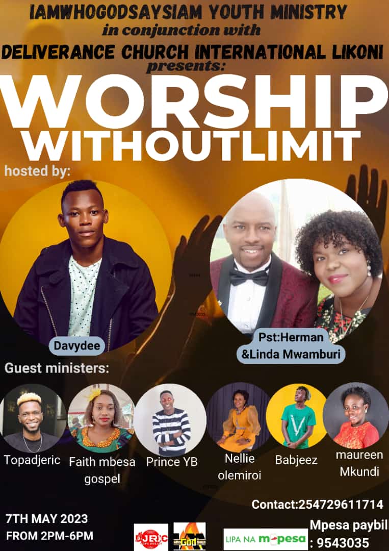 princeofyb's tweet photo. Three hours in his presence you can't afford to miss see the poster for more information
#MakingADifference
#IamWhoGodSaysIam
#3HoursOfBriningDowngoliath
#weunderGodmusic
#mwanaumewasikuniyesu https://t.co/mXuxPUUi1Y