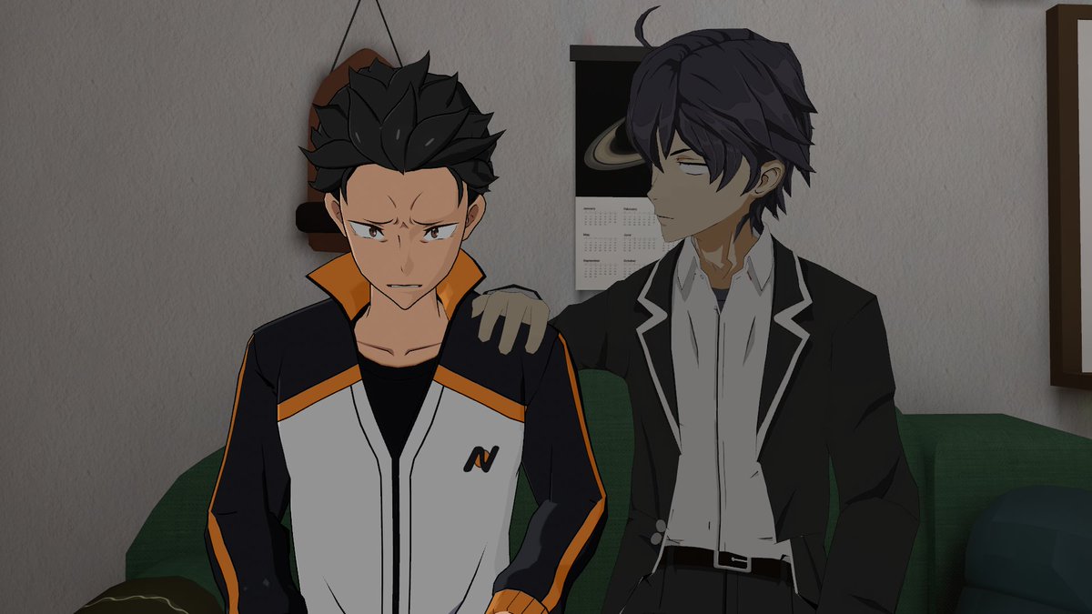SenpaiDetective's tweet photo. When your friend goes off to bed early.. https://t.co/NH9kfVzG8q