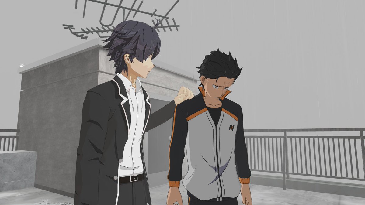 SenpaiDetective's tweet photo. When your friend goes off to bed early.. https://t.co/NH9kfVzG8q