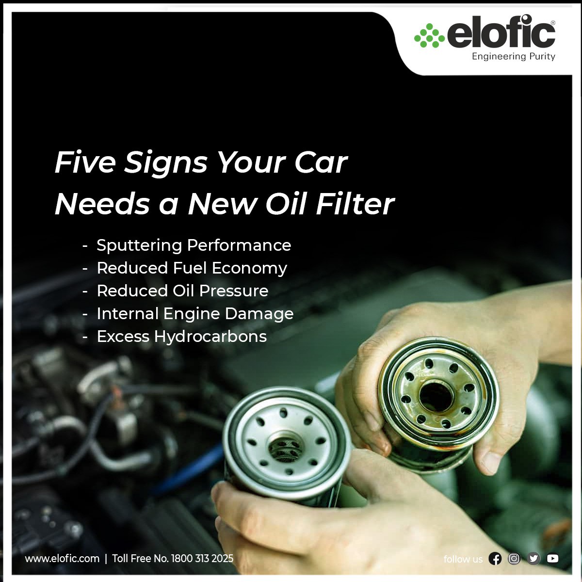 EloficLimited's tweet photo. Don't know when to replace the oil filter of your Car ?
We are there to help you out !! https://t.co/MQFAqBX57y