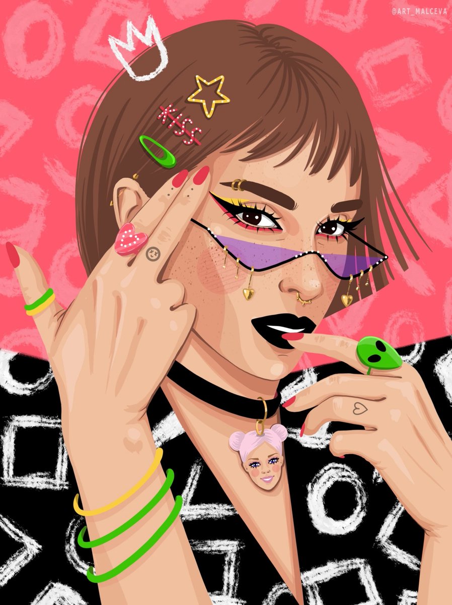 Good morning dear friends 💜

You can be sassy, bright, unlike anyone else. Stop being a good humble girl! Stop being convenient. Say what you think. Do what you want, not what society expects you to do.

"You can be daring"
🔗opensea.io/assets/ethereu…