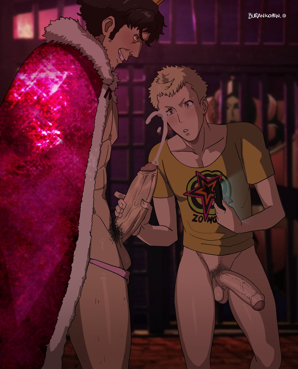 [ Persona 5] Ryuji collecting evidence from Kamoshida 
#persona5 #RyujiSakamoto #kamoshida #bara #nsfw