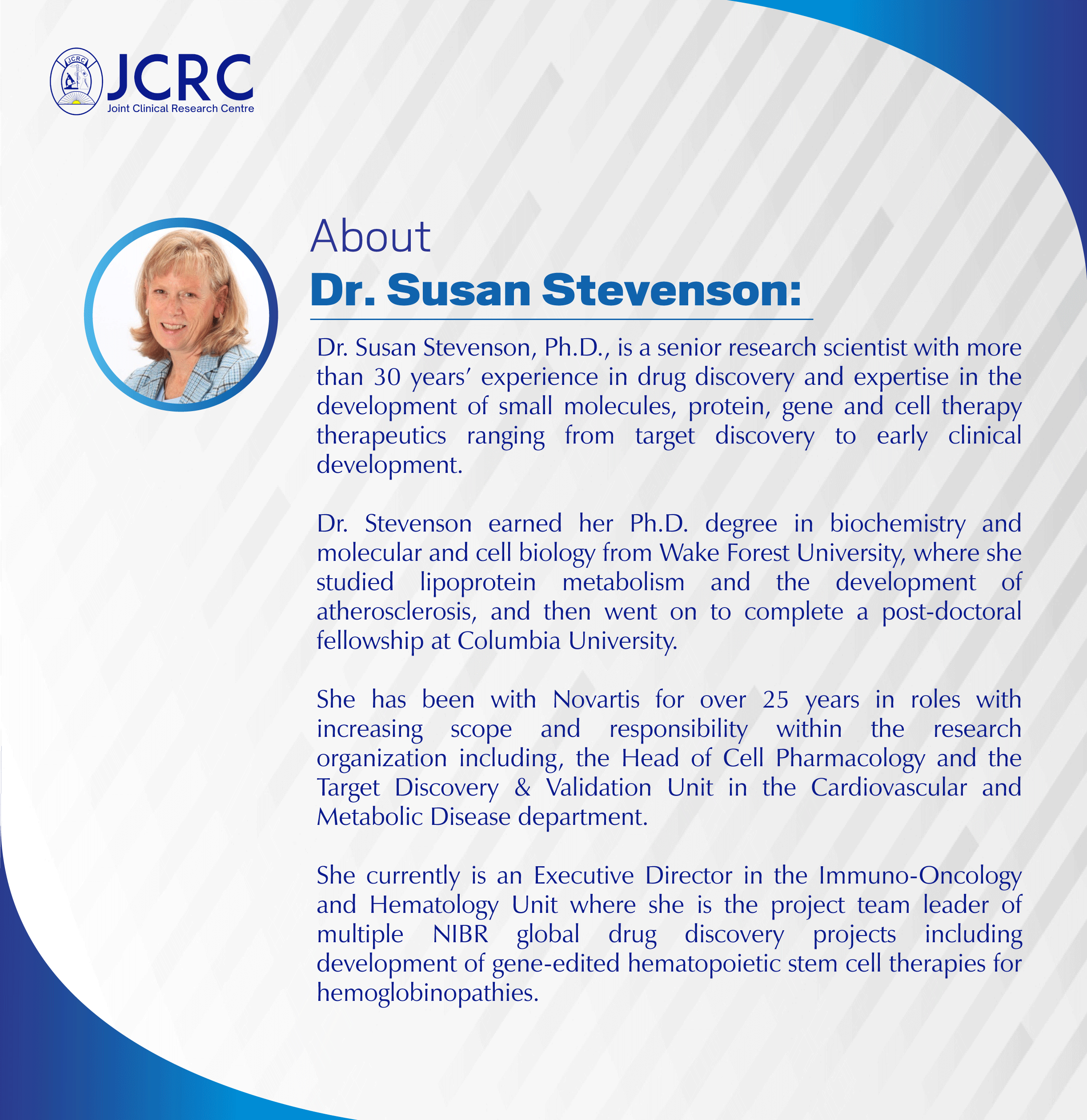 The Joint Clinical Research Centre (@jcrc_official1) / Twitter