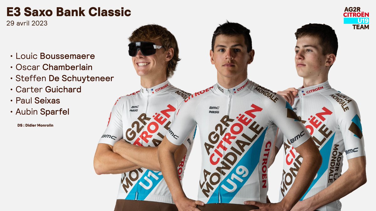 DECATHLON AG2R LA MONDIALE NewGen (@dat_newgen) on Twitter photo Modification d'équipe.
<a href="/arthurblaise_/">Arthur Blaise</a> malade, est remplacé par <a href="/LouicBoussemae1/">L_BOUSS</a> sur <a href="/E3SaxoClassic/">E3 Saxo Classic</a> ! Modification d'équipe.
<a href="/arthurblaise_/">Arthur Blaise</a> malade, est remplacé par <a href="/LouicBoussemae1/">L_BOUSS</a> sur <a href="/E3SaxoClassic/">E3 Saxo Classic</a> !