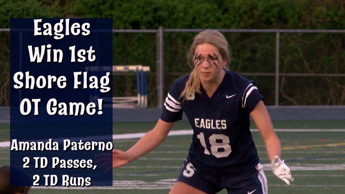 JSZ_Sports's tweet photo. Middletown South and Holmdel show the tremendous growth of the product on the field in girls flag football.  A great back-and-forth game saw the Eagles rally late in regulation and win it in OT

🎥Watch the highlights of the Eagles 32-30 win🔽
https://t.co/WZc9I7sfwj https://t.co/3iwmKTpJAL
