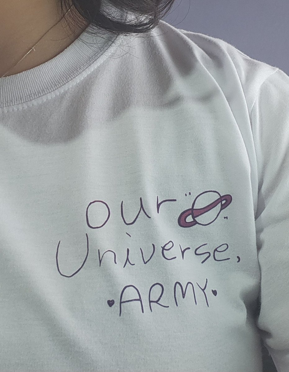 Another JIN/BTS-themed shirt I love!

I felt my heart skip a few beats & do somersaults when Jin said, 'Army, you are our universe.'

For weeks, I'd play that clip every day. Sigh.🥰 #BTSJIN

11100 DAYS WITH JIN
#11100DaysWithJin
#석진이_지구착륙_11100일
#석진탄생11100일축하축하