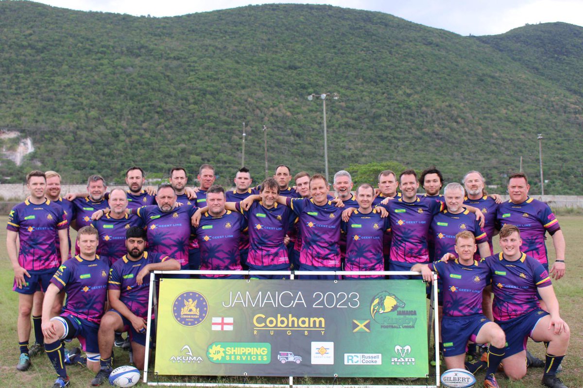 CobhamRFC's tweet photo. A few photos from Cobham’s Jamaica 2023 Tour. A once in a life time opportunity making a difference to those less fortunate. Thanks to all who helped make the tour possible @GeestShipping @JpShipping @Akuma_Sports @ramrugbyuk @RC_Kingston #kn5 @Jamaica_Rugby 
1🌽🇯🇲🏉 https://t.co/TKf8kVlC16