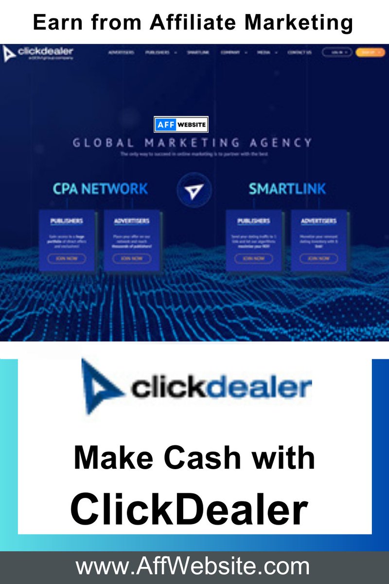 affwebsitecom's tweet photo. ClickDealer is a global performance marketing company that focuses on creating solutions to achieve marketing objectives for businesses provides publishers, advertisers and agencies with a wide choice of advertising services.
https://t.co/FHqS6Gt3Ox
#MaxBounty #ClickDealer https://t.co/3BY2Wo8DMT