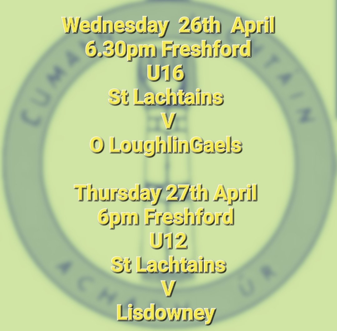 Stlachtainscamogie (@st_lachtains) on Twitter photo 