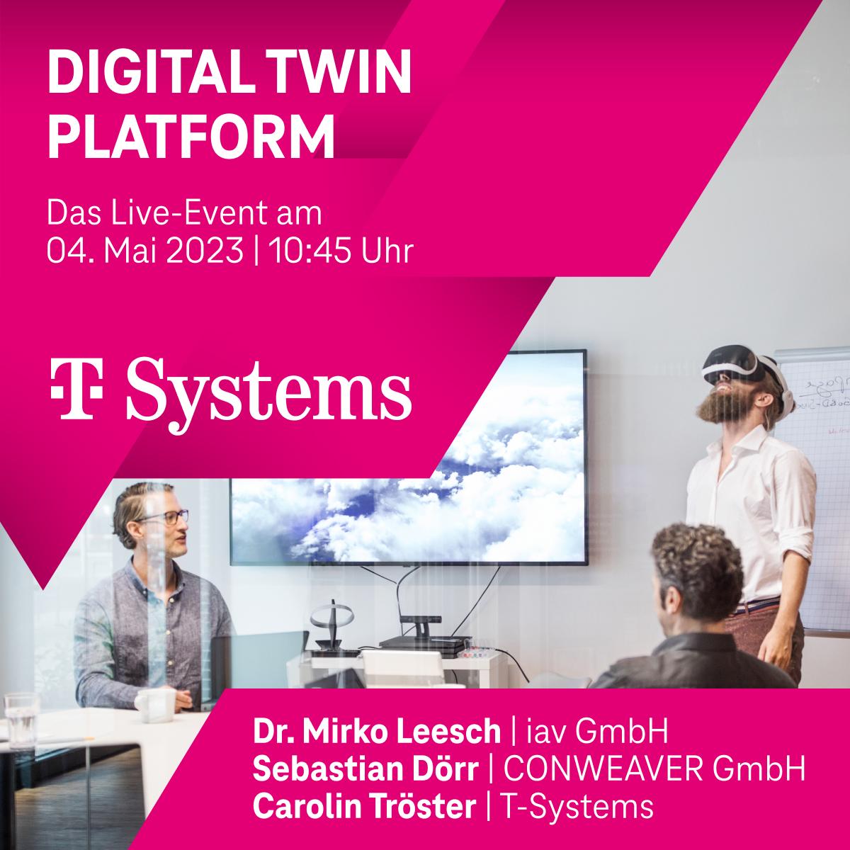 OreEtLabore's tweet image. Erleben Sie unsere Experten @Carloin Tröster, @Sebastian Dörr und @Mirko Leesch am 4. Mai um 10:45 Uhr auf dem prostep Symposium in Stuttgart in Saal 1,
#Prostep #ProstepSymposium #DigitalerZwilling #Virtualisierung #Simulation
 tiny-link.io/yf8Hdf695PVxYn…
