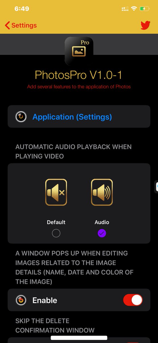 _mainrepo's tweet photo. Hey! Check this tweet if you need a new Tweak
⚙️PhotosPro
*Customize the application photos
📱10.0 - 14.5
🔗https://t.co/vdMjJcnosQ
#PhotosPro #Tweak #cydia #mainrepo https://t.co/puKXgS5m2F