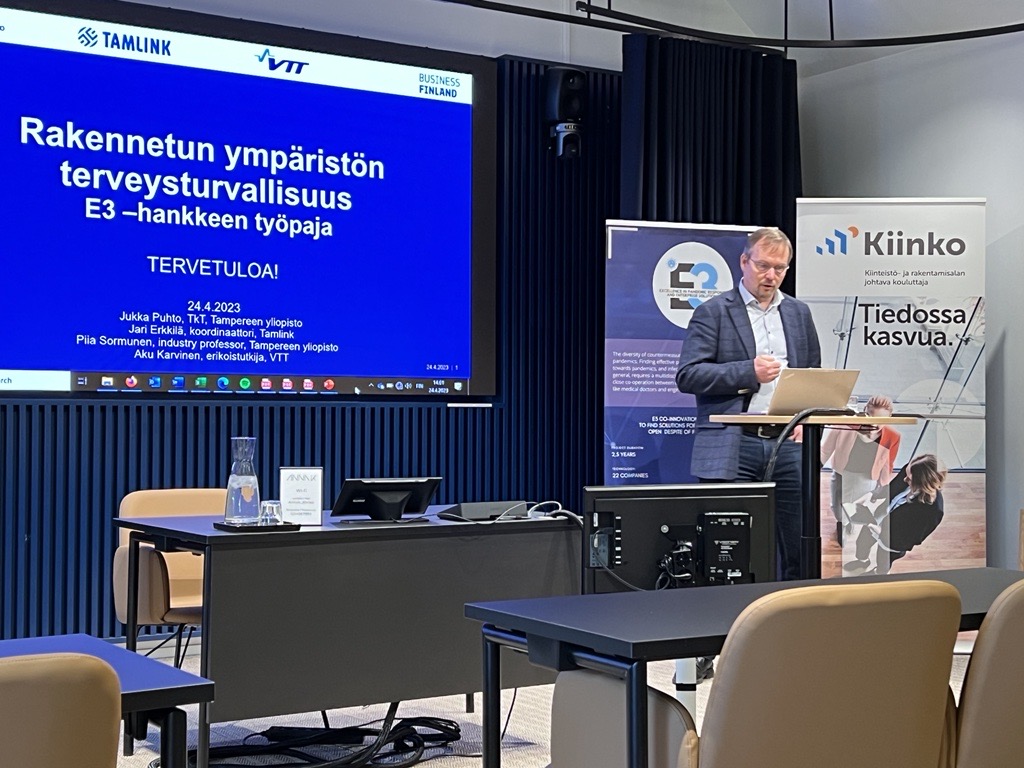 CorelabLive's tweet image. #E3PandemicResponse -hankkeen työpaja upeissa AnnaK:n tiloissa herätti keskustelua toimintasuunnitelmien, ilmanvaihdon ja hyvän sisäilman vaikutuksista pandemioiden hallinnassa. 
Lisää luvassa #TacklingPandemics -seminaarissa!
#pandemicresponse
@TampereUni @Tamlink_FI @Spinverse