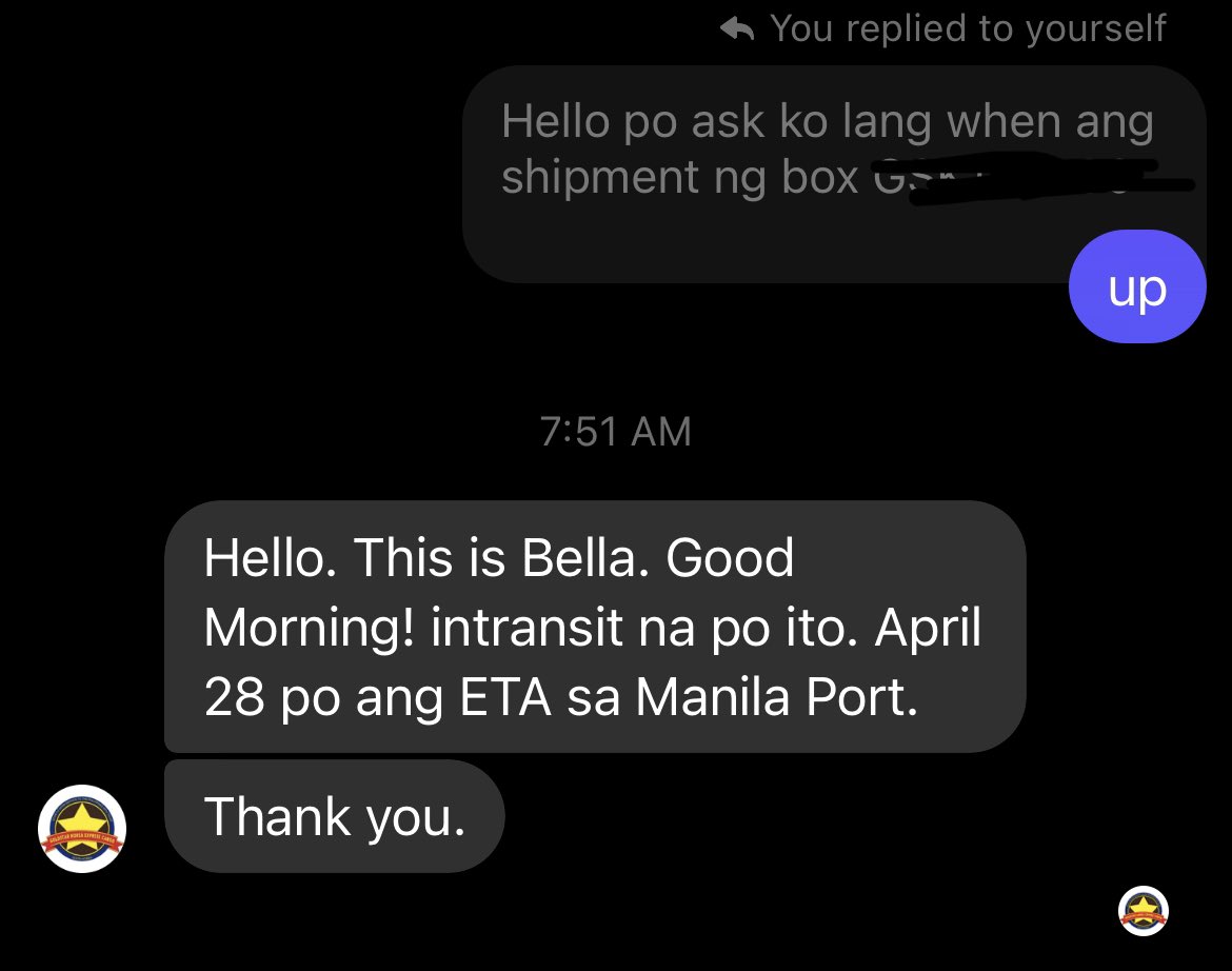 purpleballoonph's tweet photo. Update: from gsk, but hindi pa nag reflect sa tracking site na in transit na🥹 https://t.co/h5Q3WIaDpB