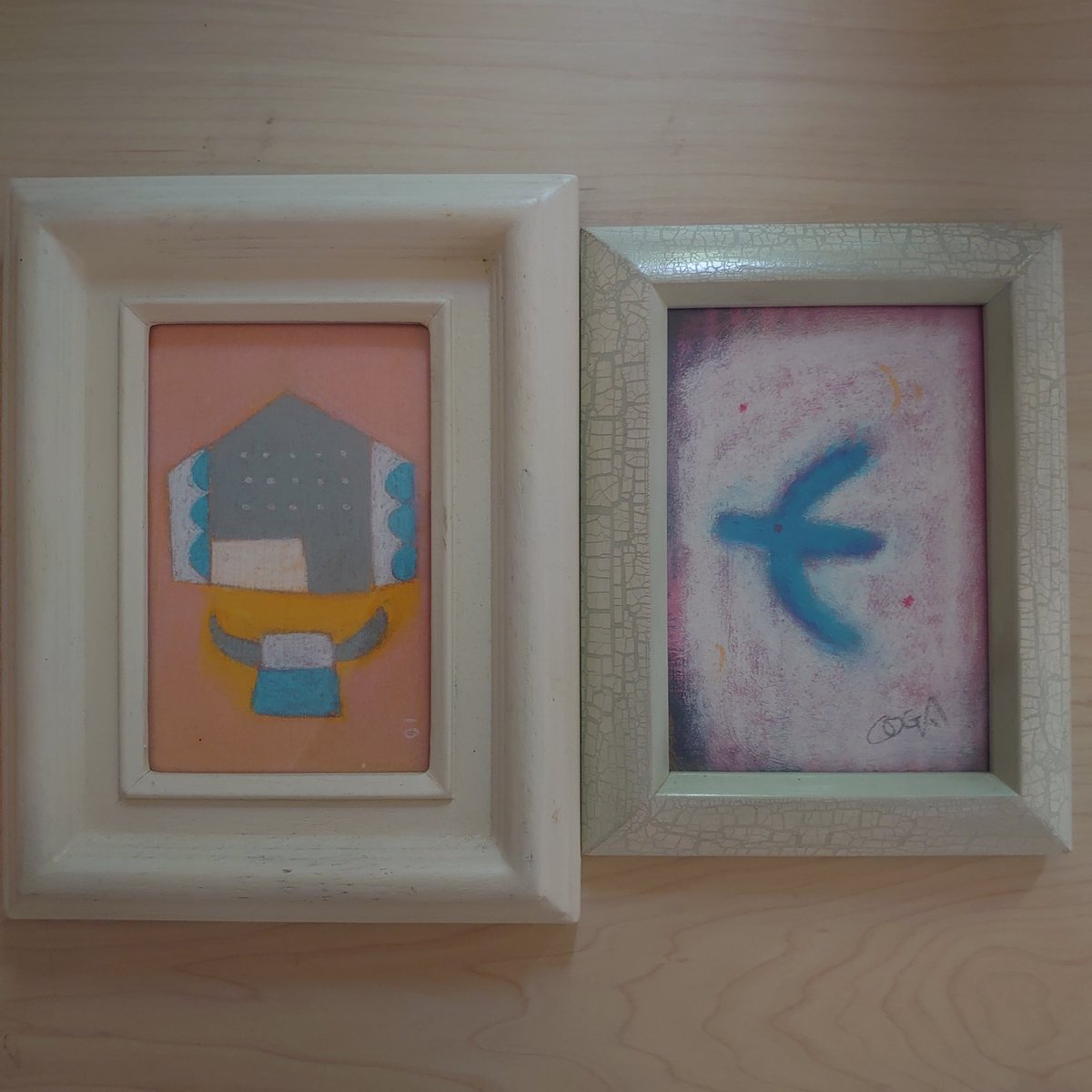 片付けしてたら懐かしいのが出てきたよ🎨🖼️😳

#やっぱりパステル画かわいいなぁ