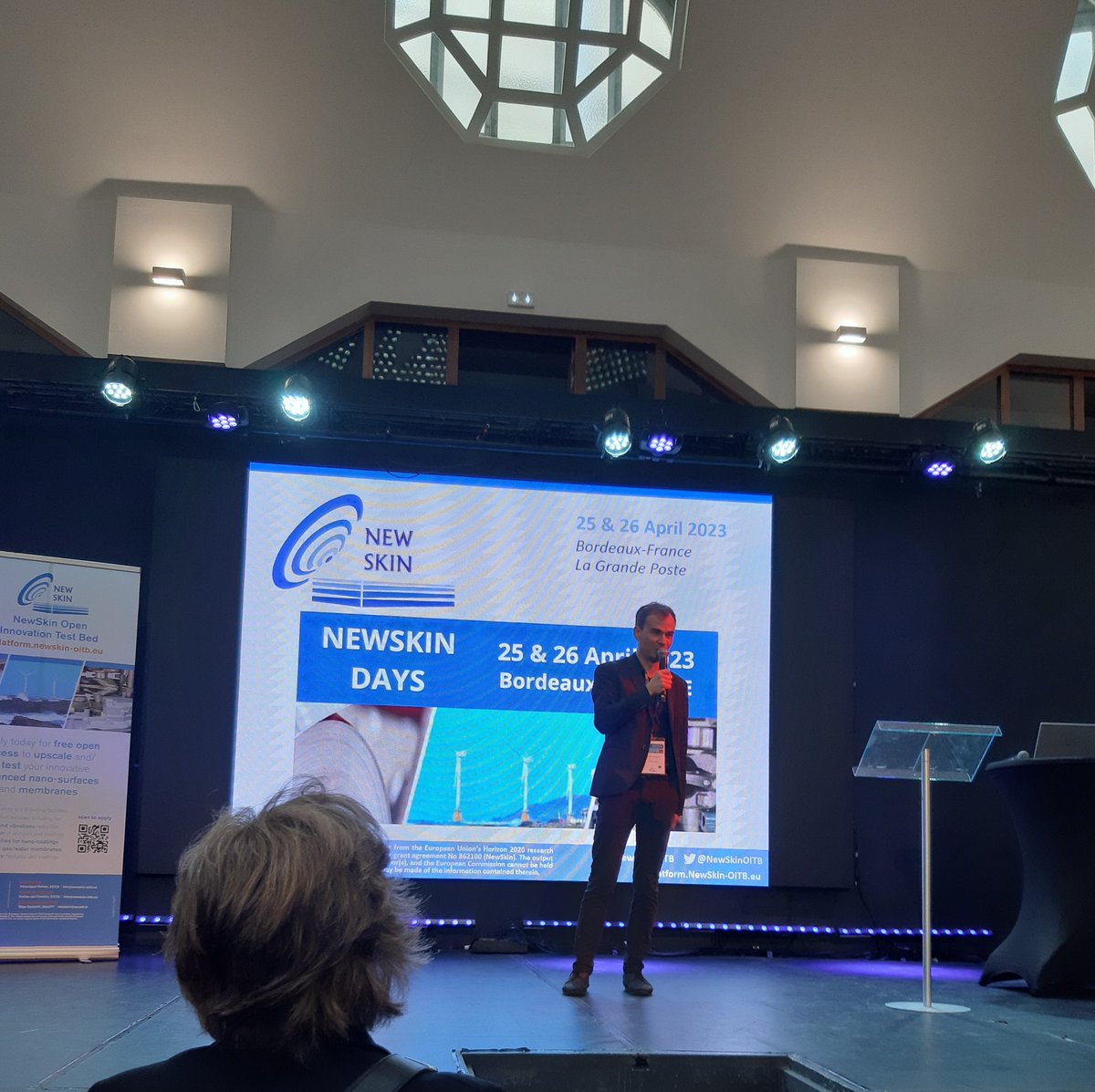 NewSkinOITB's tweet photo. Very interesting work and results presented at NewSkin Days yesterday -from partners and 2 successful open call applications who have put the Open innovation test bed facilities to great use. Looking forward to Day2!
#H2020 #OITBS #NewSkinOITB #nanotech #membranes #surfacefinish https://t.co/Pg7WSFX6K5