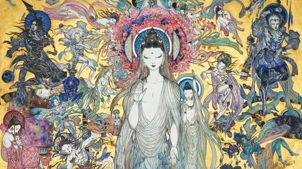 There is much beauty and chaos in this illustration by Mr. Amano. Will there be more beauty, or more chaos in the Zielchain? <a href="/zielchain/">ZIELCHAIN</a>