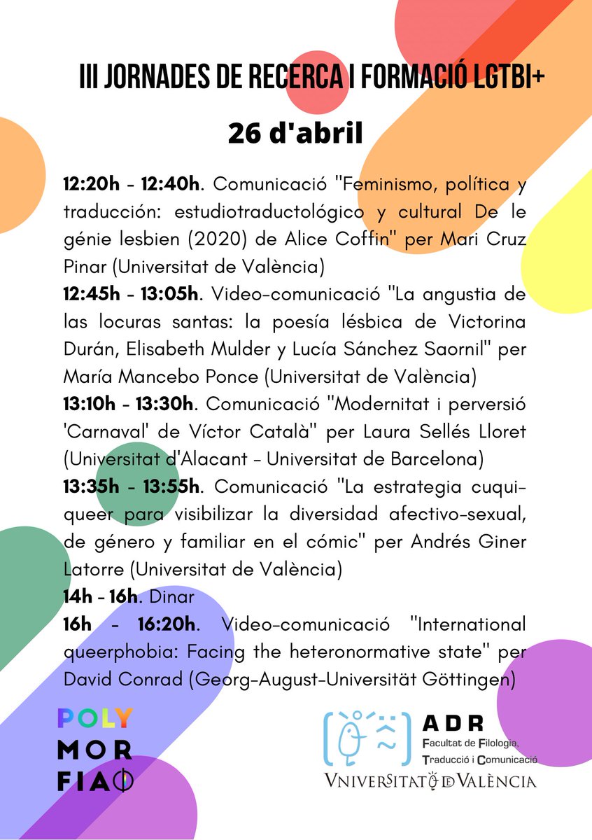 Polymorfia_UV's tweet photo. Huil segon i últim dia 😢 Bon dia de la visibilitat lèsbica! 🏳️‍🌈🏳️‍⚧️ https://t.co/cQ97ZDpZDV