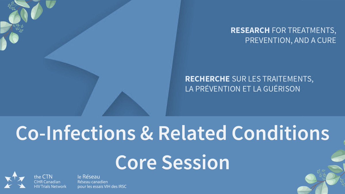 CIHR_CTN's tweet photo. Good morning!

Welcome to our Co-Infections &amp; Related Conditions core session, co-led by CTN Investigators Dr. Ann Burchell &amp; @DrTroyG.

Presentations include discussions on hepatitis C prevention &amp; care, plus a presentation by CTN postdoc Dr. @CaraSpence10. https://t.co/irnXaKKt1f